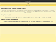 Tablet Screenshot of galeriealkoholi.pl